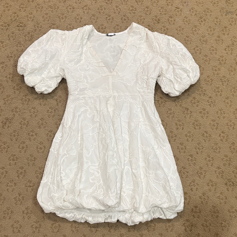 Christian Lacroix White Mini Dress